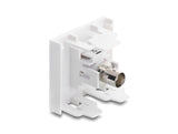 Delock Easy 45 Modul BNC Buchse zu BNC Buchse weiß