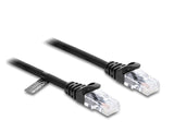 Delock RJ45 Spiralkabel Stecker zu Stecker Cat.5e 5 m schwarz