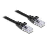 Delock RJ50 Spiralkabel Stecker zu Stecker 3 m schwarz