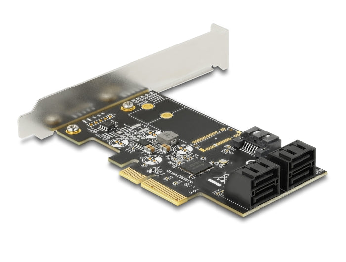 Delock 5 Port SATA PCI Express x4 Karte - Low Profile Formfaktor