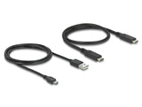 Delock HDMI / USB-C™ KVM Switch 4K 60 Hz mit USB 2.0