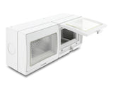 Delock Easy 45 Aufputzgehäuse IP55 wasserfest 6 Port