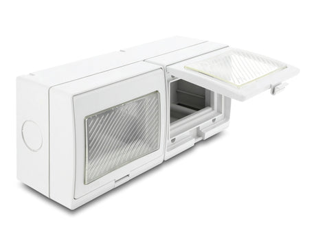 Delock Easy 45 Aufputzgehäuse IP55 wasserfest 6 Port