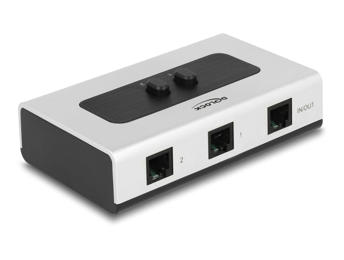 Delock Umschalter RJ11 2 Port manuell bidirektional