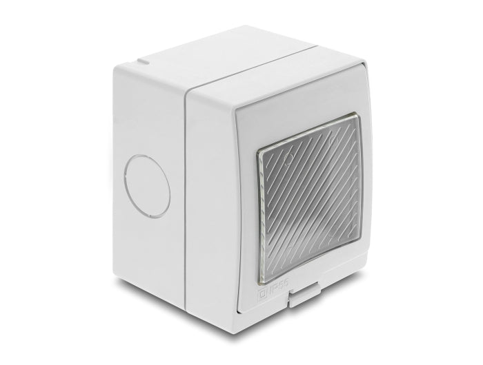 Delock Easy 45 Aufputzgehäuse IP55 wasserfest 2 Port
