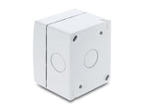 Delock Easy 45 Aufputzgehäuse IP55 wasserfest 2 Port