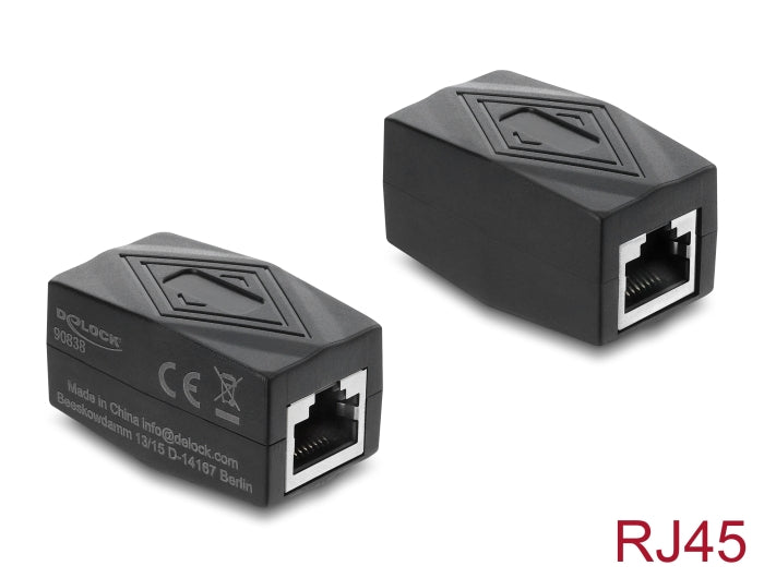 Delock Adapter Kupplung RJ45 Buchse zu Buchse Cat.6 geschirmt schwarz
