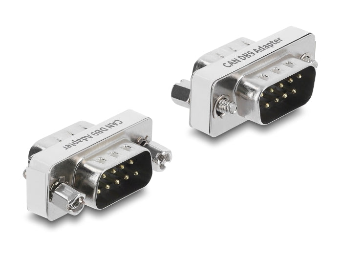 Delock D-Sub 9 Pin CAN Bus Adapter Stecker zu Stecker 120 Ohm Abschlusswiderstand