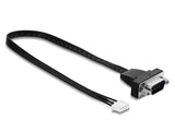 Delock Serielles Anschlusskabel RS-232 D-Sub 9 Pin Stecker zu JST XH 4 Pin Pfostenbuchse 25 cm