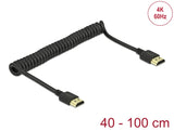 Delock HDMI Spiralkabel 4K 60 Hz