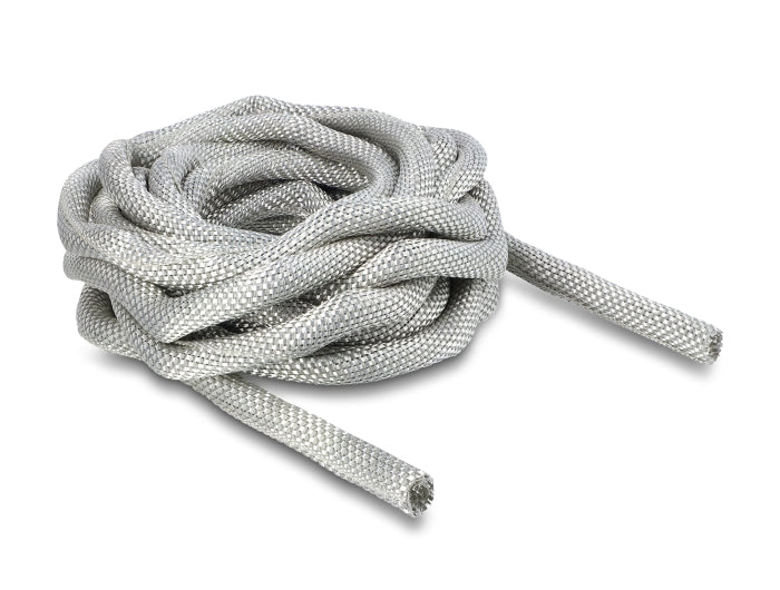 Delock Geflechtschlauch zur EMV Abschirmung selbstschließend 5 m x 10 mm