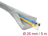 Delock Geflechtschlauch zur EMV Abschirmung selbstschließend 5 m x 25 mm
