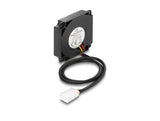 Delock Radiallüfter / Lüftergebläse 12 V DC 40 x 40 x 10 mm mit 3-Pin Lüfteranschluss, schwarz