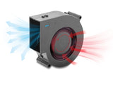 Delock Radiallüfter / Lüftergebläse 12 V DC 97 x 94 x 33 mm mit 3-Pin Lüfteranschluss, schwarz