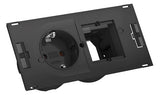 BACHMANN Steckdosenleiste 1f sw 2m 90° 929.030 IP20 1,5qmm