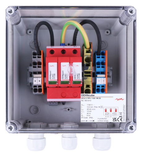 DEHN SE DC-Stringbox 2f 1100V/mess IP65 DCU 2 YPV 1100 1M 2S Verschr