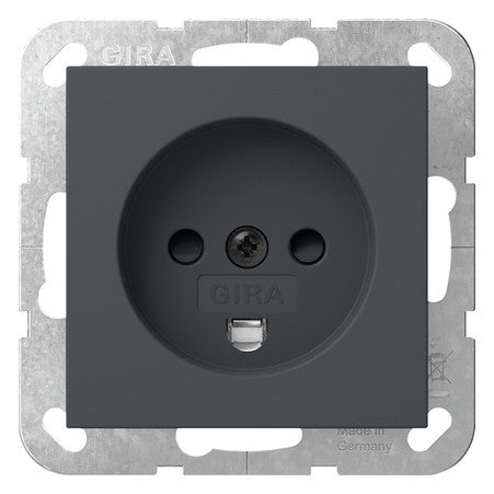 GIRA Steckdose 1f anth UP m.OL m.BS IP20 System 55 442228