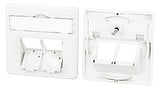 METZ CONNECT Zentralplatte RJ45 2f rws 860023-02-I Schraubbef m.Staubschutz