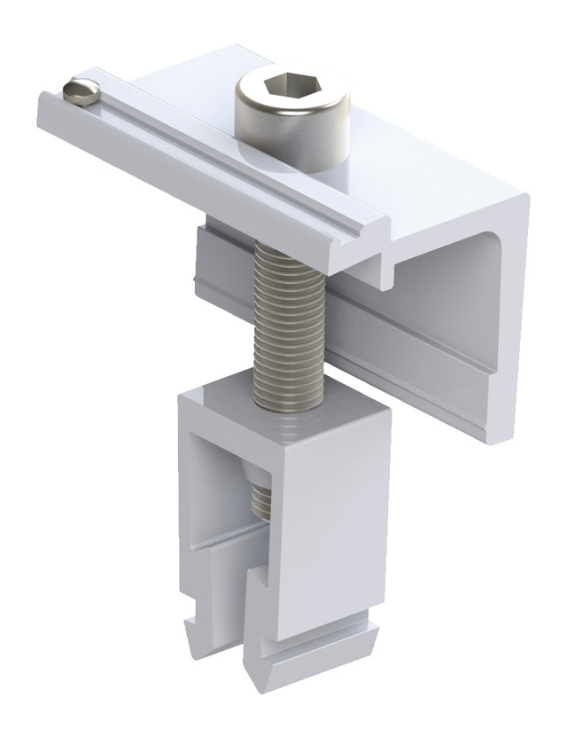 Sonnenkraft SK-AluFix Abschlussklemme Click 30-42 silber | 40405