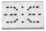 WALRAVEN Fixierplättchen BISMAT 70x52x1 sverz., Zubehör zu BISMAT Schiene