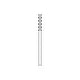 SIEDLE Kommunikations-Säule alu freisteh KSF 616-5 W ws 5mod 211x1644x230mm