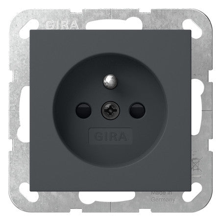 GIRA Steckdose 1f anth UP m.BS IP20 System 55 448528