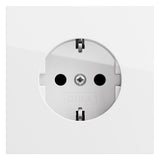 GIRA Steckdose 1f rws glz UP IP20 Fläche 418870 horiz/vert