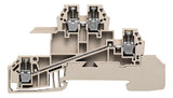 WEIDMÜLLER Installationsklemme 24A 3pot WDL 2.5/S/L/L 0,5-4qmm bg Schraub