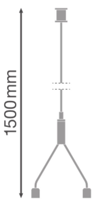 LEDVANCE Seilabhängung si Edst  11mm LN INV SUSPENSION WIRE L1500mm