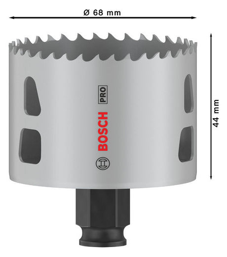 BOSCH-EW Lochsäge  68mm T44mm Sechskant LOCHSÄGE f.Gips Holz