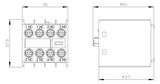SIEMENS Hilfsschalterblock 2S 2Ö 6A/AC 3RH2911-1HA22 Frontbef Schraub
