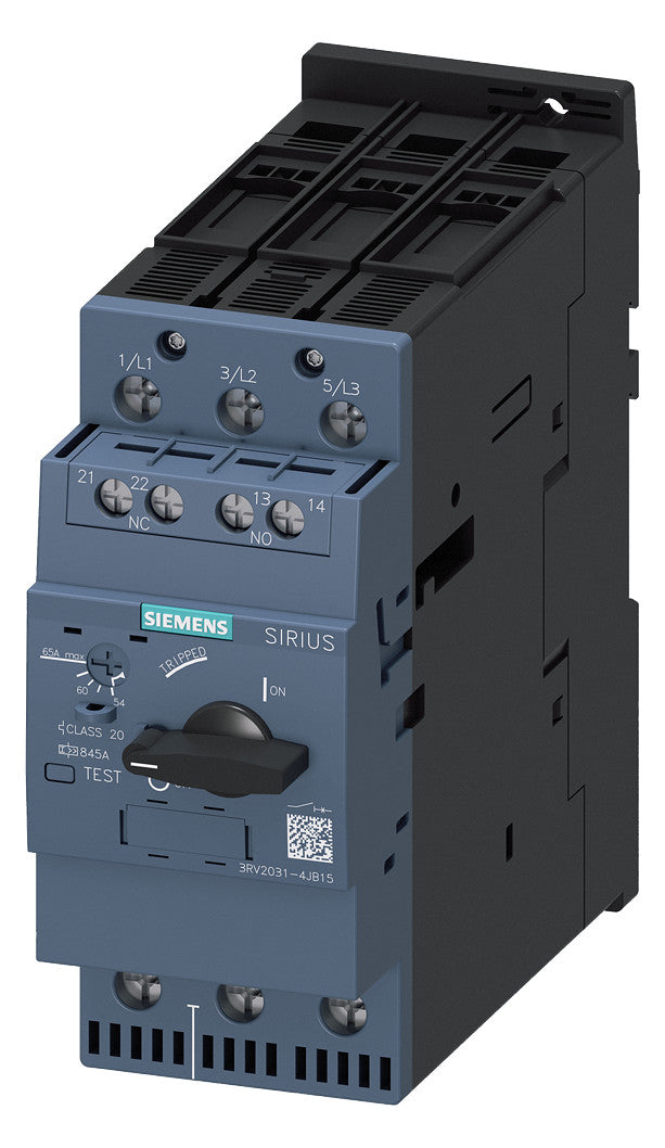 SIEMENS Motorschutzschalter 3p 54-65A 3RV2031-4JB15 65A/Iu 690V Einb IP20