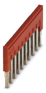 PHOENIX Querverbinder 10p rt steckb isol FBS 10-5 24A m.Berühr.schutz