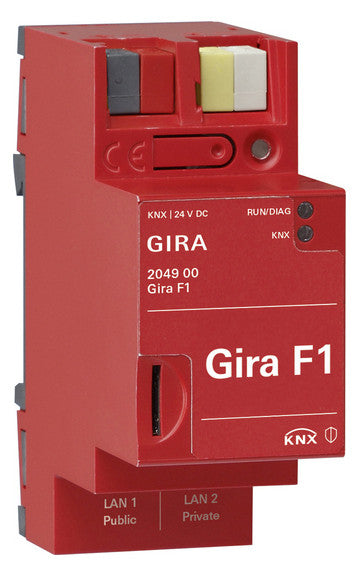 GIRA Datenschnittstelle REG 2TE KNX Eth F1 204900 LED