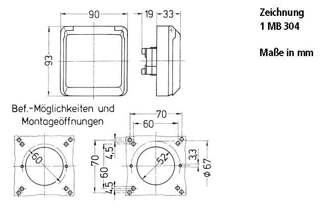 MENNEKES CEE-Steckdose 2p 16A 230V/bl UP Cepex 4971 IP44 Schraubkl Kst