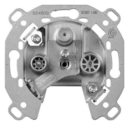 GIRA Stichdose Sat/BK 3f 1,5dB/860 Mod Einsatz 093700 2dB/2150 Fernspeise