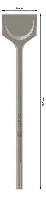 BOSCH-EW Maschinenmeißel spat SDSmax 2608690198 80x400mm