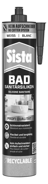Walraven Sista Rush Sanitärsilikon 280ml schimmelresistent weiß | HE-SRUWH