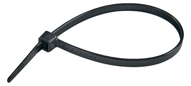 HAUPA Kabelbinder L370mm sw 7,5xx370mm 263030 UVstab -40-145°C KstZunge/Nase