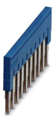 PHOENIX Querverbinder 10p bl steckb isol FBS 10-5 BU 24A m.Berühr.schutz
