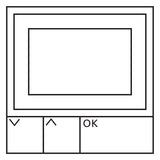 SIEDLE Rufdisplaymodul si 99x99x27mm DRM 612-02 SM