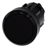 SIEMENS Drucktaster Front 1f sw  22mm 3SU1000-0AB10-0AA0 rnd 29,45x10,4mm