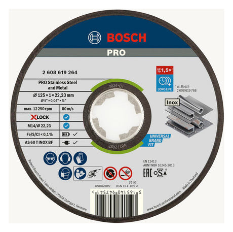 BOSCH-EW Trennscheibe 125x1mm f.Metall 2608619264