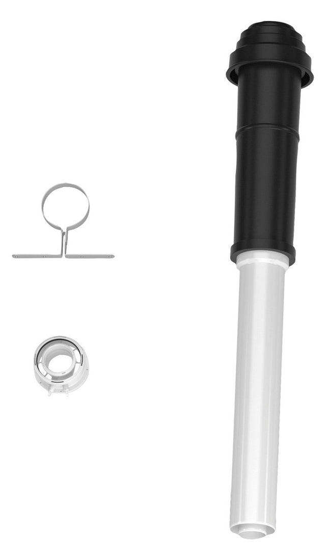 Bosch Abgaszubehör FC-Set60-C33x (oben) Grundbausatz C33x, schwarz, d:60/100mm | 7738112504