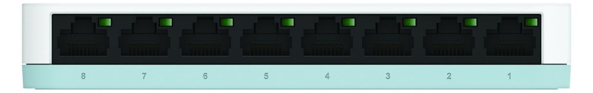 D-Link Tischswitch 8x10/100/1000Mbps DGS-1008D/E