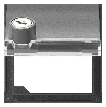 GIRA Zentralplatte Klapphaube 1f anth TX_44 069467 Schraubbef Klappd