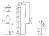 DEHN SE Kombi-Ableiter Sammelsch 3p 2TE DSH ZP 2 TNC 255 230VAC 1,5kV Sammelsch