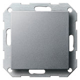 GIRA Zentralplatte Blindabd alu System 55 026826 Schraubbef