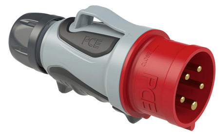 PC ELECTRIC CEE-Stecker 5p 32A IP44 400V/rt 6h Schraubkl Kst 0253-6tt