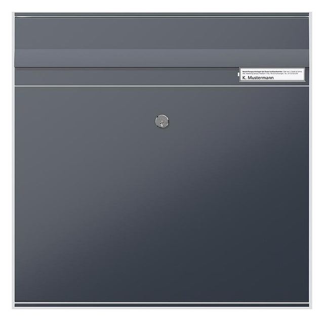 SIEDLE Briefkastenmodul anthgr BKM 611-4/4-0 AG 399x399x123mm